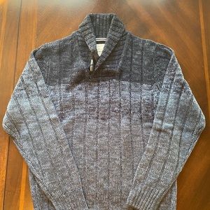 Original Weatheproof Mens Shawl-Collar sweater